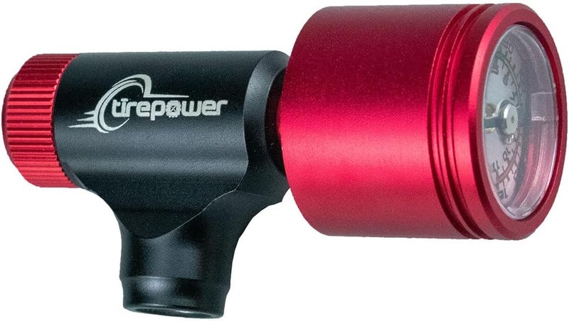 Ctrepower CO2 Bike Tire Inflator - Push-Button Presta & Schrader Compatible CO2 Bike Pump or 12X 16g Threaded CO2 Cartridges for Road Bikes, MTB, Hybrid Bikes - Image 3